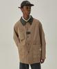 Magoodgan Hunter 5505 Color Block Oversized Beige Chore Jacket