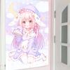 Cute Girl Galgame Anime Tapestry Wall Art Y2K Room Decoration Aesthetic Room Decor Room Decoration Items