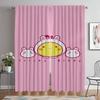 Tricky Biddy Blackout Curtains for Living Room Tulle for Bedroom Home Interior Curtains 2 Pieces Shades Halloween Decoration
