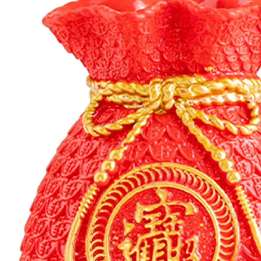 , Symbol of Prosperity, Flower Container, Decorative Object, Wealth Figurine for Celebration