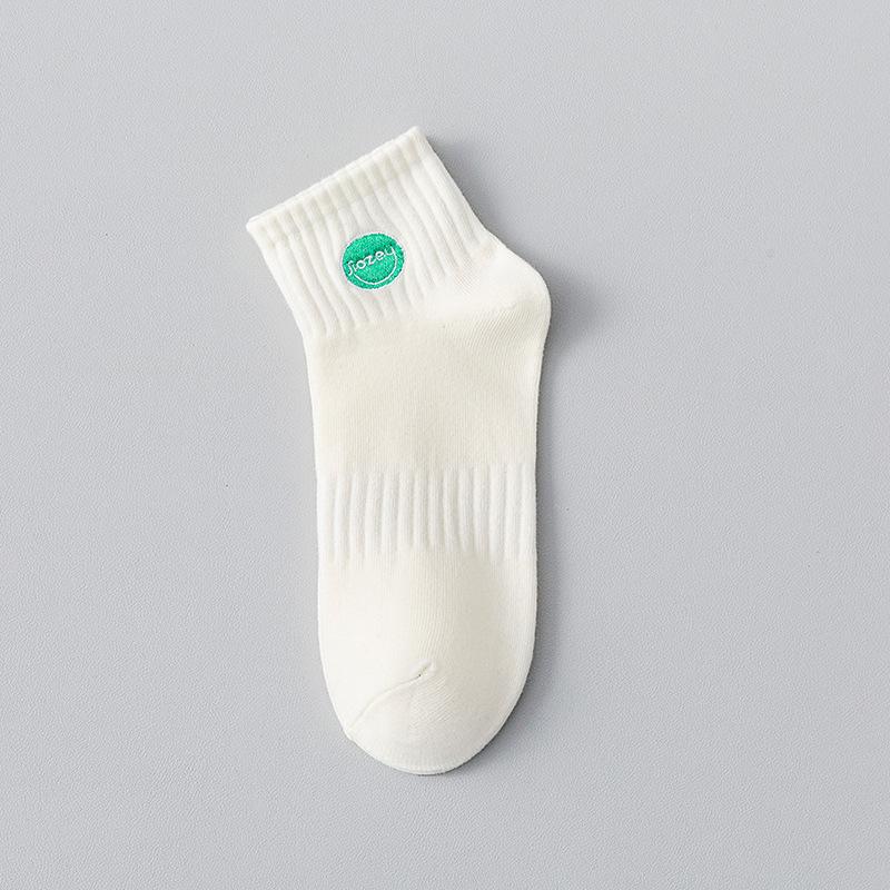 5 Pairs of Men Spring and Autumn Pure Cotton Deodorant Tube Socks
