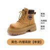 Blue Cabinet, Martin Boots Women's 2025 Spring and Autumn New Inner Height Increase Pink Small British Short Boots Thick Bottom Burst