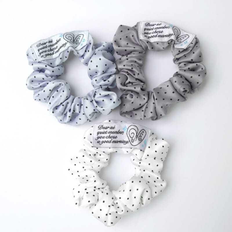 Ne [set of 3]Small Dot Scrunchie