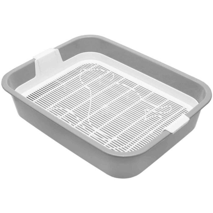 KATTENBAK Toilet voor kleine dieren - Grijs - Kleine kattenbak