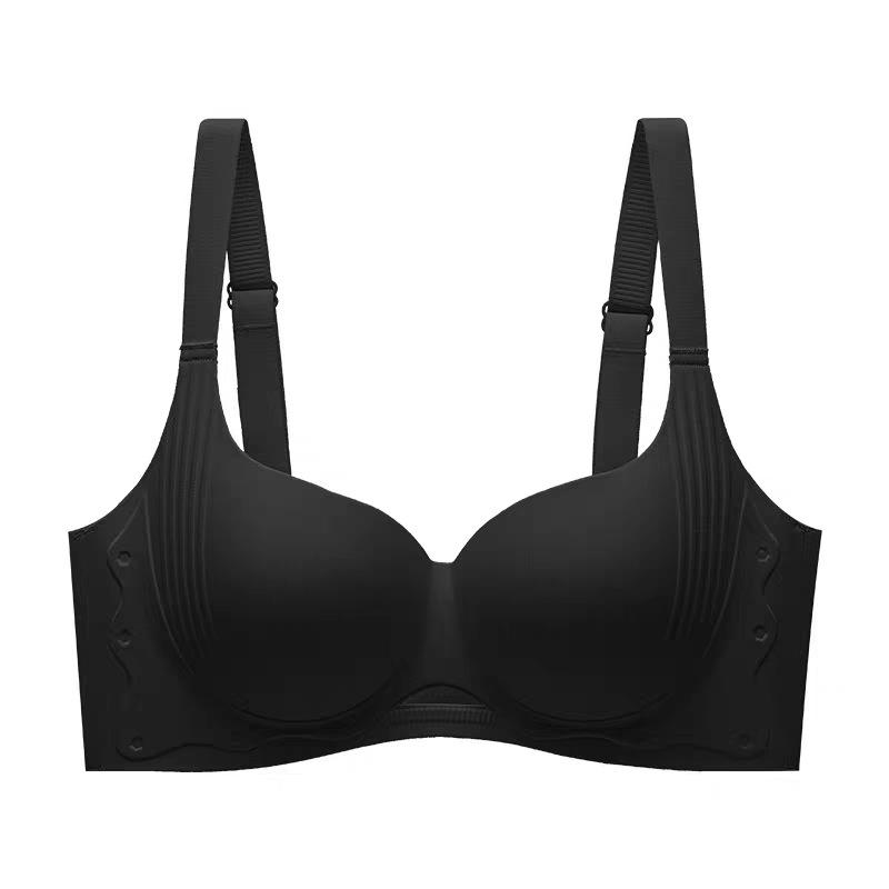 Traceless Big Breasts and Small Underwear for Women, Pull and Gather, Support Thin, Breathable, Close Secondary Breasts, Anti-sagging Large Size Bra