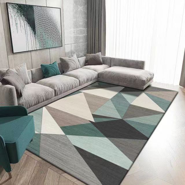 

Living Room Carpet Sofa Tea Table Carpet Abstract Bedroom Bedside Carpet 80*120cm