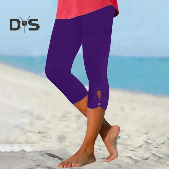 Γυναικεία Κάπρι Παντελόνια Γιόγκα Κάπρι Κολάν Ψηλόμεσα Ελαστικά Παντελόνια Συμπίεσης για Προπόνηση Αθλητικό Τρέξιμο Γιόγκα Ταξίδια