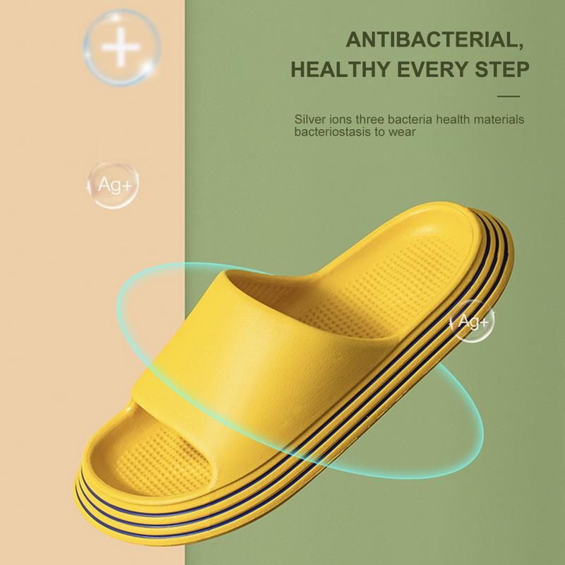 Eva Hål Läckande Tofflor Kvinnor Badrumsskor Slides Anti-Halk Sommar Inomhus Hemtofflor Hushållsbad Sandaler Män