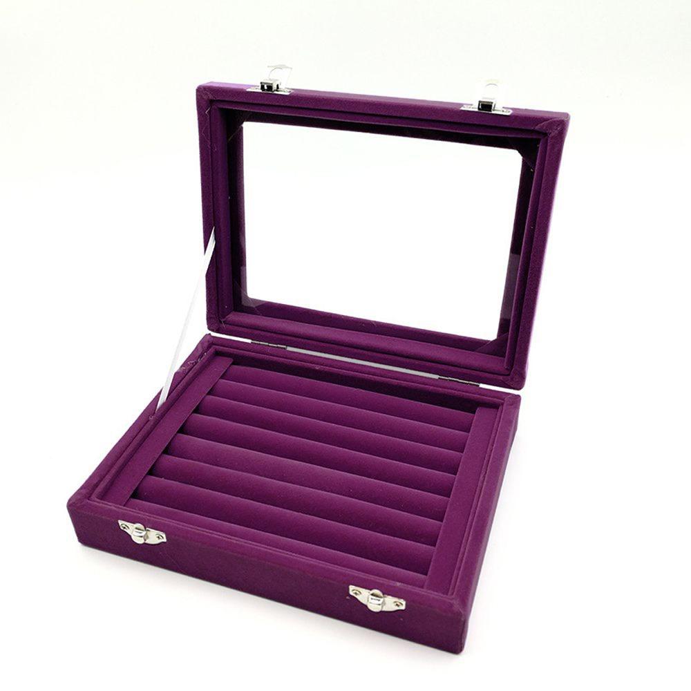 Velvet Finger Rings Rings Displays Case Korean Gift Box Jewelry Show Box Jewelry Packaging Storage