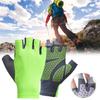 Halbfinger-Radhandschuhe Fitnesshandschuhe für das Gym Abriebfest Rutschfest für Gewichtheben Fitness Rudern