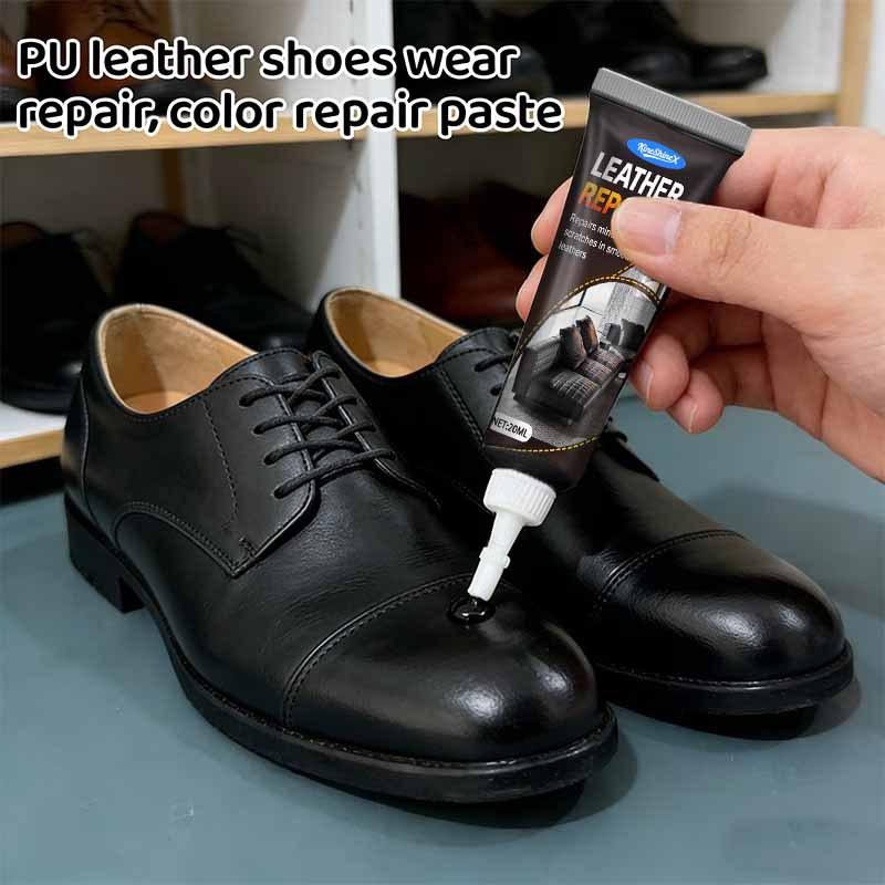 Starker Schuhsohlen-Reparaturkleber, Lederreparaturpaste 20ml – Füllstoff für Kratzer, Risse & Löcher, Stellt Schuhe, Taschen, Sofas wieder her, Einfach anzuwenden