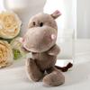Cute Jungle Animal Lion Elephant Key Chain Cartoon Doll Backpack Car Key Pendant Doll Plush Toy Party Exquisite Small Gift