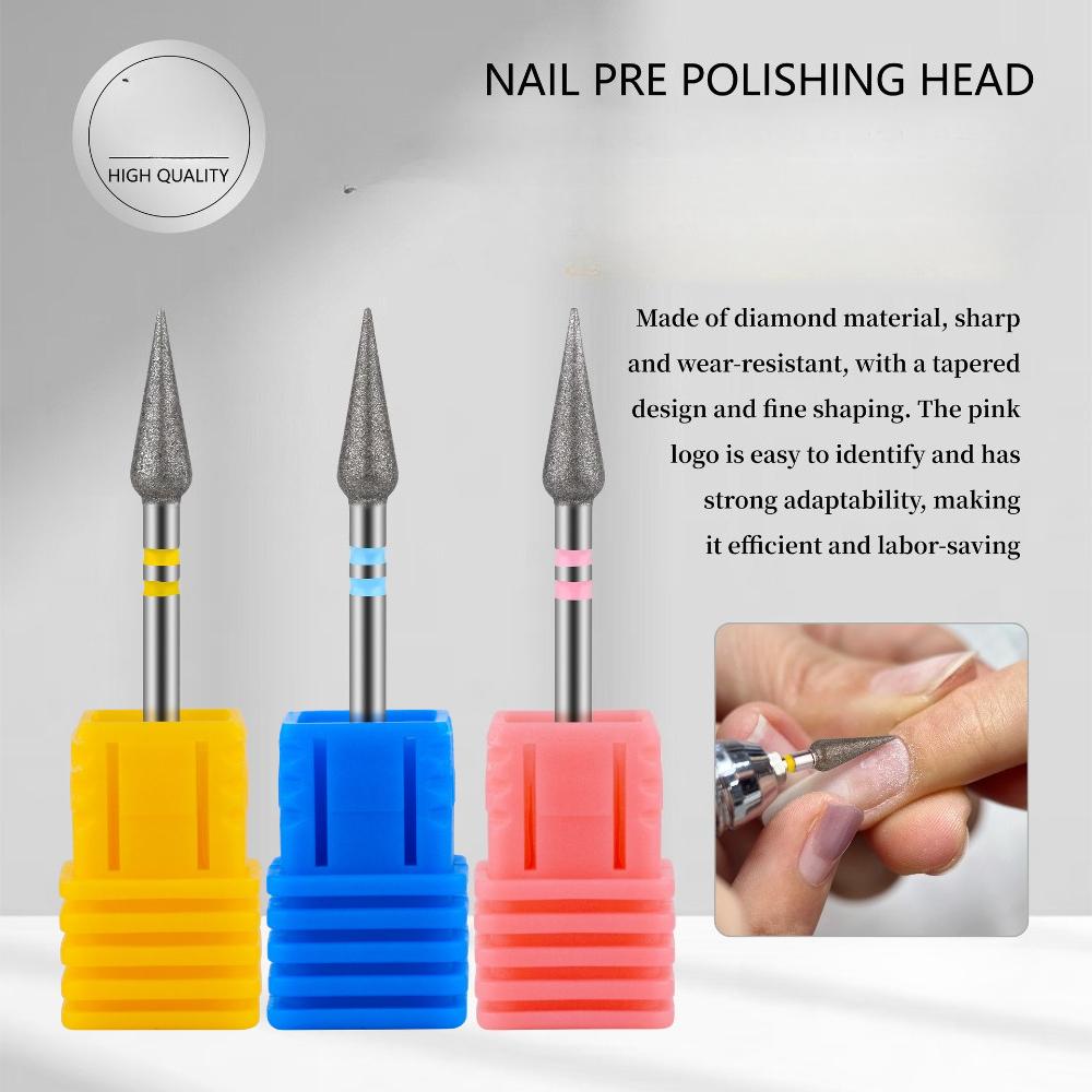 1Set Manicure Tungsten Steel Polishing Head, Nail Removal, Diamond Engraving and Polishing, Dead Skin Removal Manicure Tool