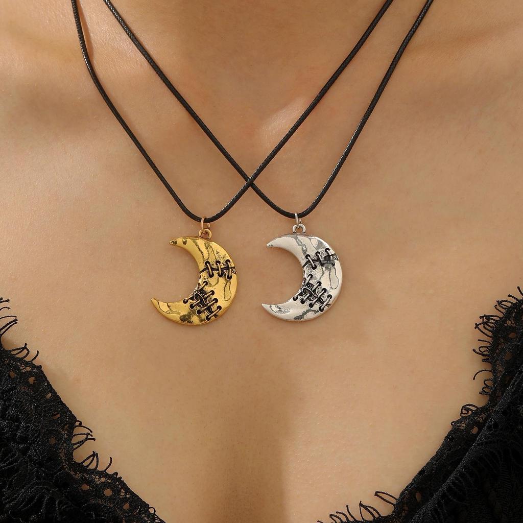 Liquid Lava Moon Star Pendant Necklace & Sweet Spicy Girl Earrings – European & American Style