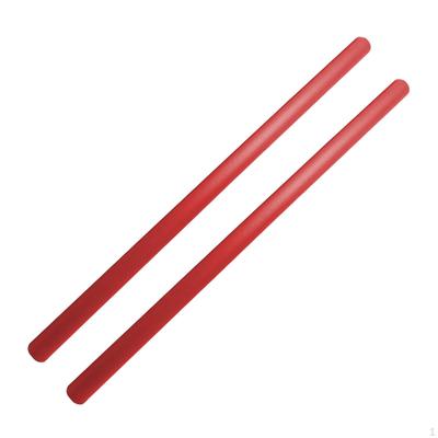 2x Yoga-Stab Fitness Stabil Übung für Heim-Fitnessstudio Gleichgewicht Flexibilität Rot 80cm