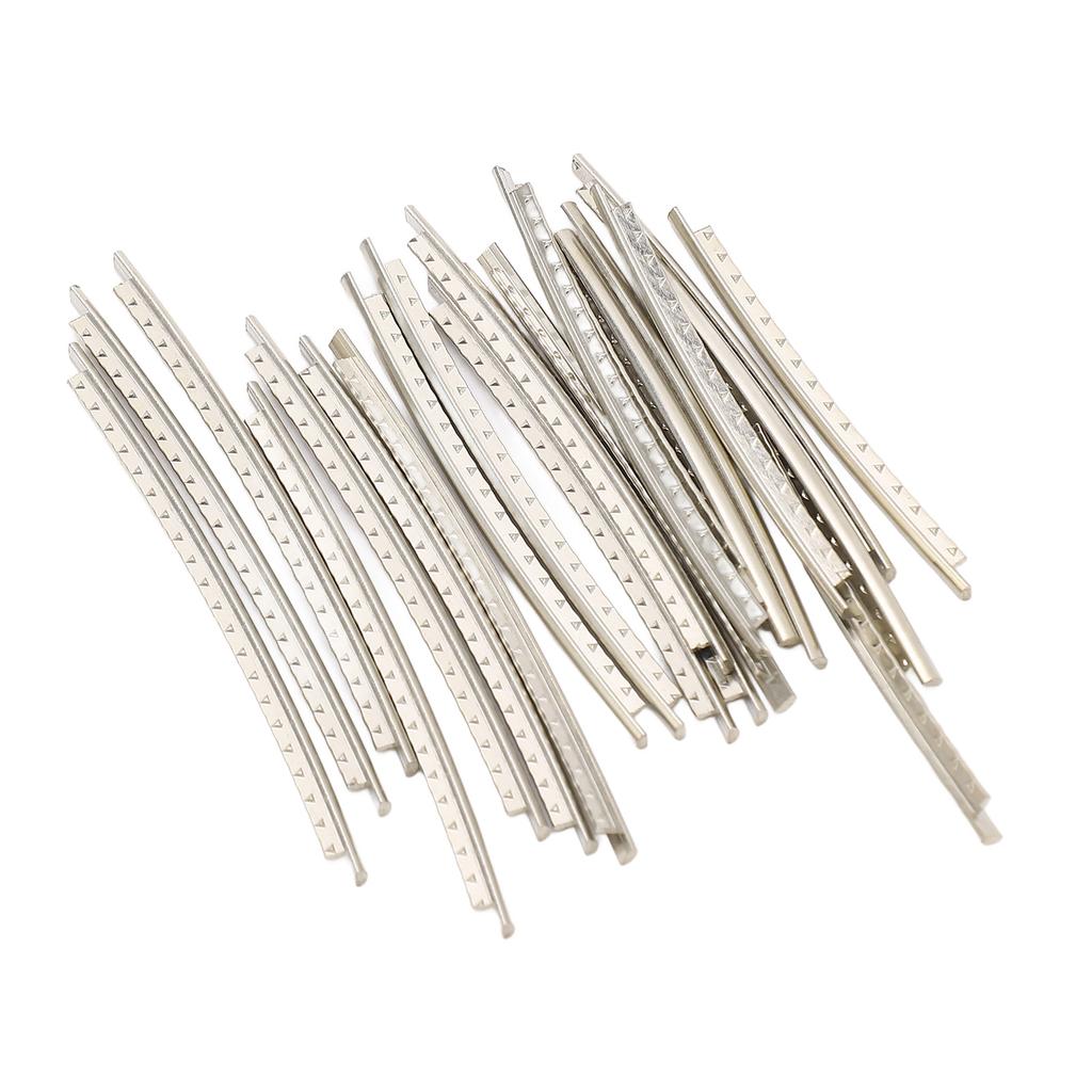 22 Pcs Guitar Fret 2.2mm White Copper Fret Wires Replacement Parts for Acoustic Guitars
