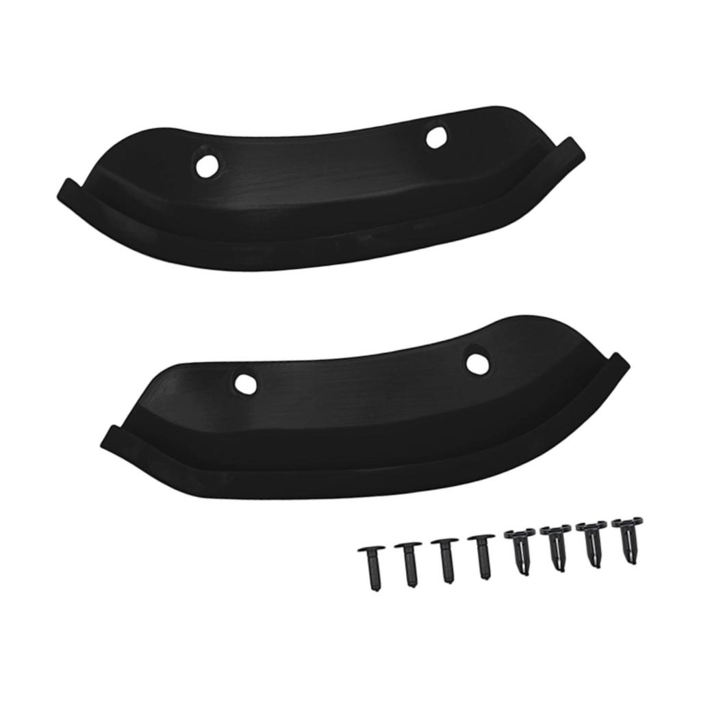 Front Bumper Lip Spoiler Splitter PP Plastic Universal Front Lip Protector Car Exterior Trim for Vehicle Decoration