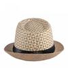 Summer Fedora Straw Hat - Unisex Sun Protection, Korean Fashion, Perfect for Beach and Travel