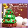 Christmas Tree Bubble Machine With Lights And Music Interactive Toy For Kids