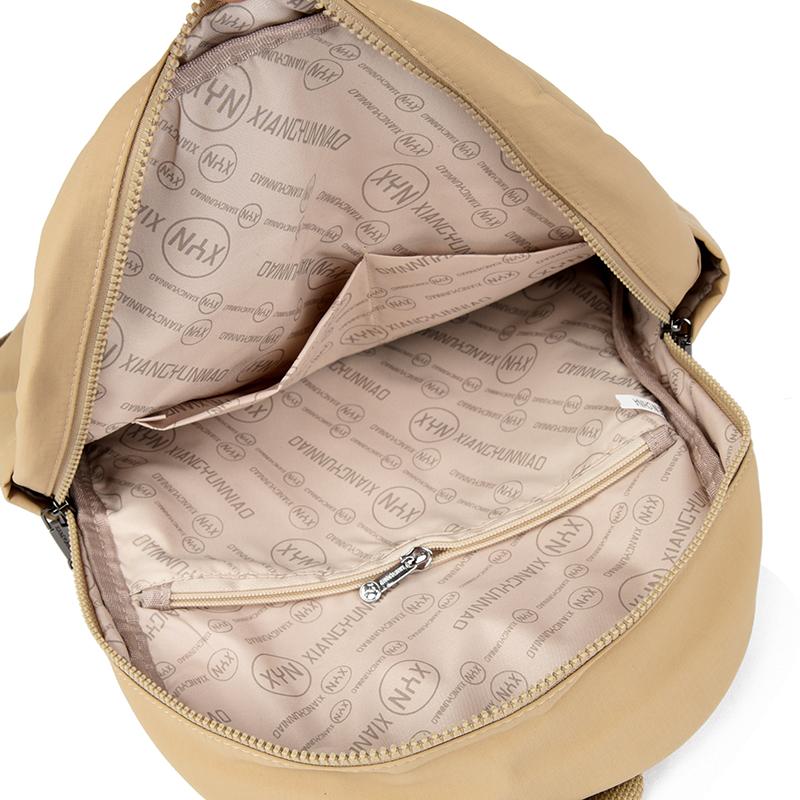 Damen Rucksack Student Große Kapazität Schultasche Leichter Nylon Reiserucksack