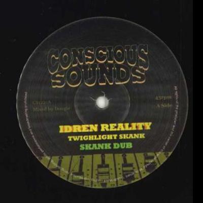 12-Zoll-Schallplatte IDREN REALITY, MIKE BROOKS - Twighlight Skank; Twighlight Skank  CS122 Conscious Sound 2024 UK Reggae, Ska & Dub