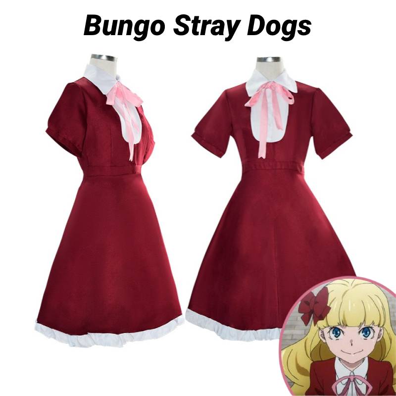 Bungo Stray Dogs Alice Cosplay Costume Halloween Dress Multiple Sizes Girl Gift