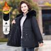 Mid-Aged Women's Short Thickened Winter Padded Parka Coat