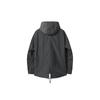 Customellow Gray Hood Zip Fish Tail Jacket Cwuam25313gyd