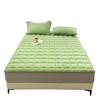 Solid Color New Massage Bean Fleece Sheet, Skin-friendly and Warm Bedding, Mattress Protector, Anti-slip Bed Cover