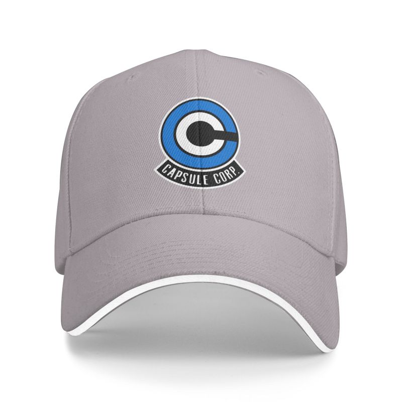 Capsule Corp Print Baseball Cap Daily Casual Sandwich Cap Unisex Sun Protection Bucket Hats Snapback Hat Dad Hats Casquette