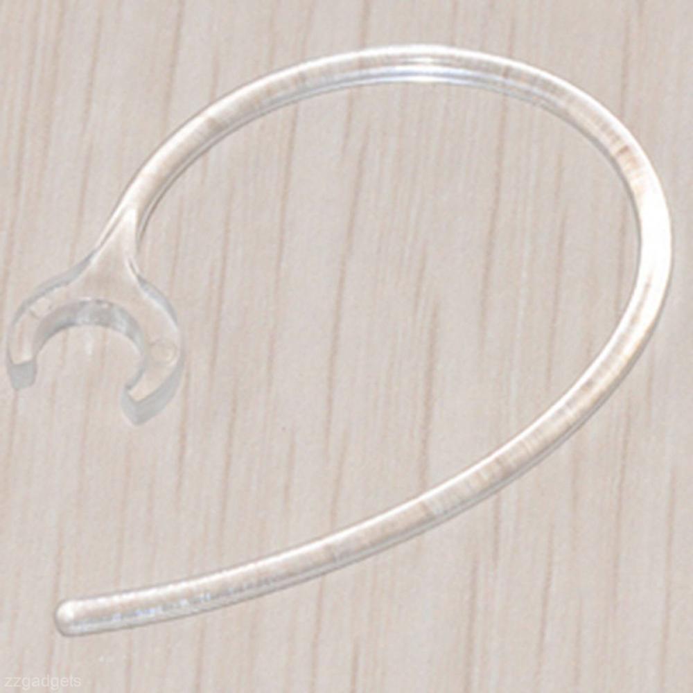 10 Stück 6mm Ohrbügel Kunststoff Schwarz Weiß Bluetooth Headset Ohrstöpsel Ersatz Ohrbügel Clip Halter Langlebiges Kopfhörer Zubehör