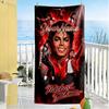 Michael Jackson Personalisiertes Namens-Strandtuch Hohe Saugfähigkeit & Schnelltrocknend Tragbar für Schwimmen Strand Camping Reisen Strandzubehör Fitnessstudio