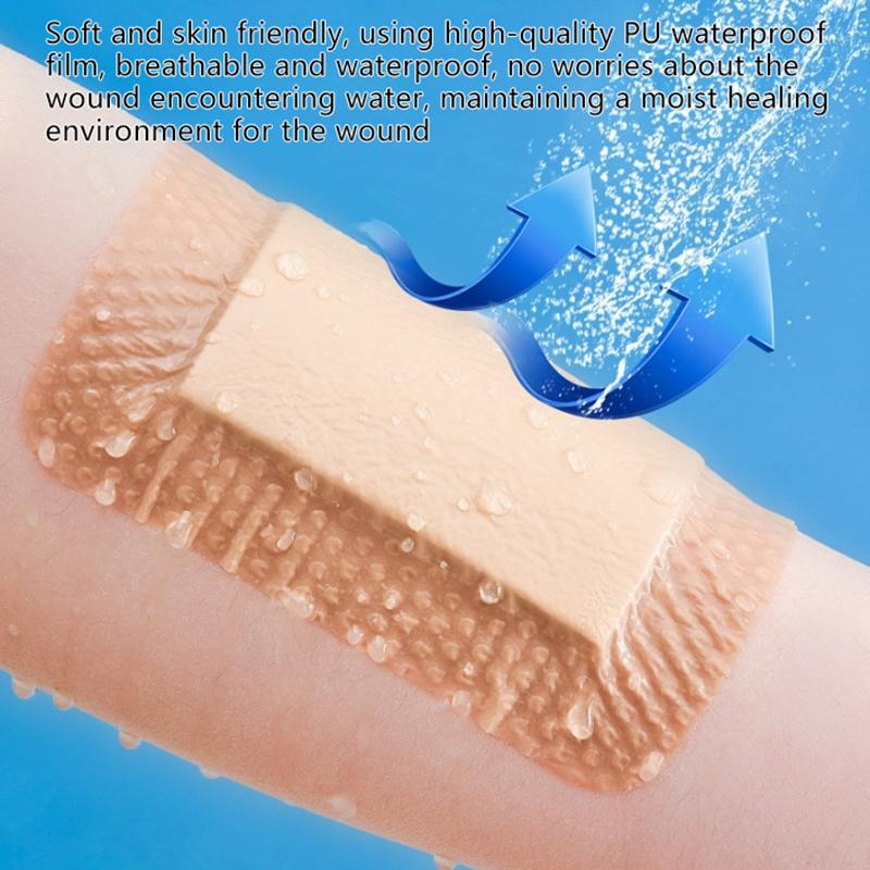 5 Sizes Foam Dressing With Border Pressure Ulcer Patch Adhesive Sterilized Waterproof Wound Dressing Bandage Bedridden Patients