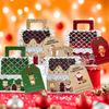 24 Pcs Christmas Gingerbread House Treat Boxes Cardboard Cookie Goody Gable Candy Bags Cupcake Holders for Party Favors
