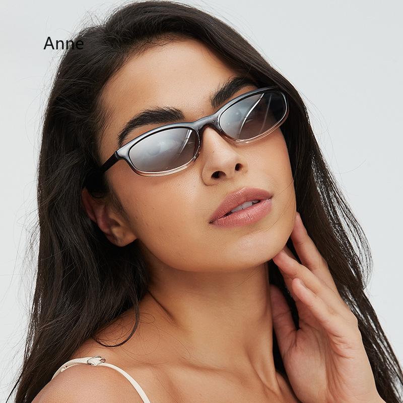New Small Oval Sunglasses Women Retro Candy Color Shades UV400 Men Trending Rivets Sun Glasses Lentes De Sol Mujer Luxury