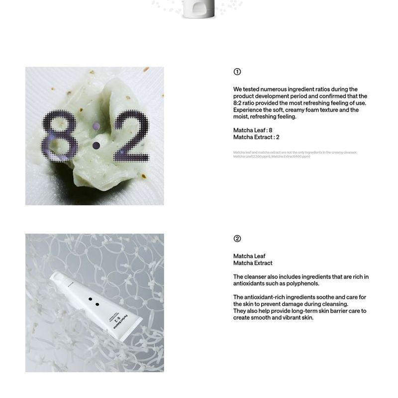 B.:Labor - Matcha Feuchtigkeitsspendender Schaumreiniger