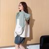 Women's Hooded Color-Block Workwear Jacket