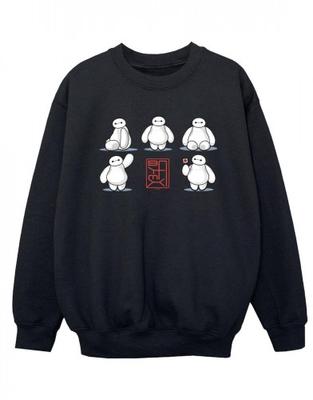 Jungen Big Hero 6 Baymax Many Poses Sweatshirt