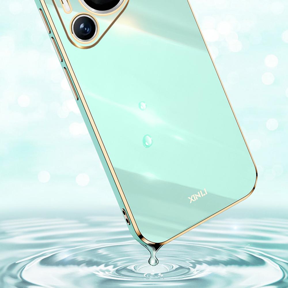 XINLI For Huawei Pura 70 Case Flexible TPU Electroplated Back Phone Cover