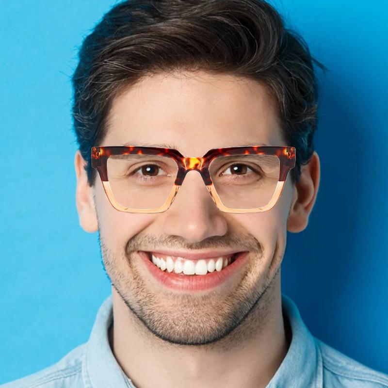 Classic Square Reading Glasses Men Women Big Frame Leopard Presbyopia Eyeglasses Eyewear With High Quality +1.0 +2.0...+4.0