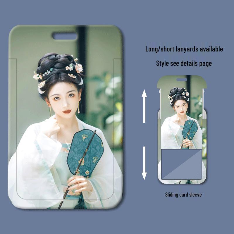 Dai Lu Wa Student ID & Access Card Holder with Sliding Plastic Cover