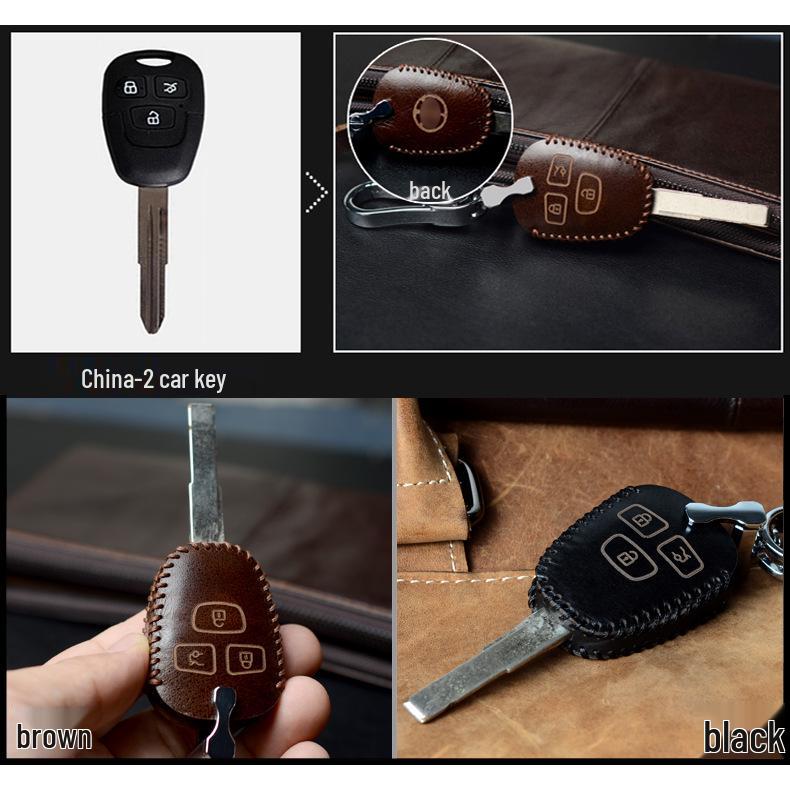 Compatible Key Case Cover for Zhonghua Huachen Junjie Zun Chi H230 V5 H330FSV H530 Remote