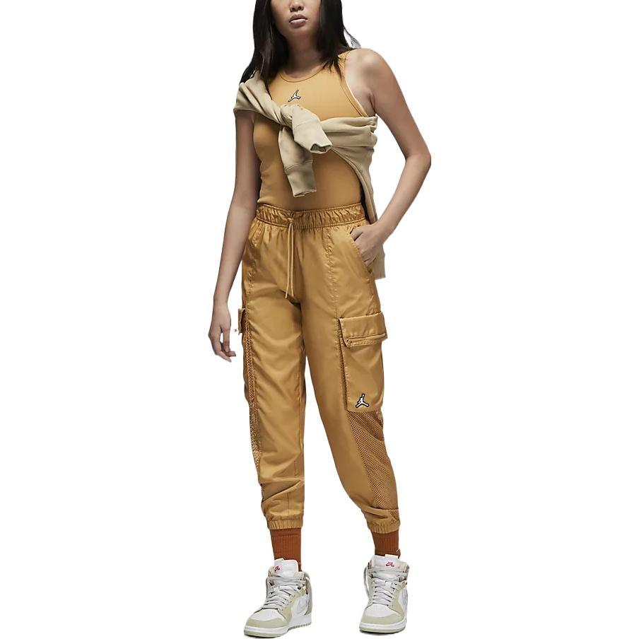 Jordan Knitted Sweatpants Women's Gold Moderate Cuffed Pants DO5055-722