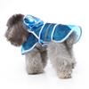 Reflective Pet Raincoat Waterproof Easy-On Hooded Coat Dogs Cats Outdoor Use All Season