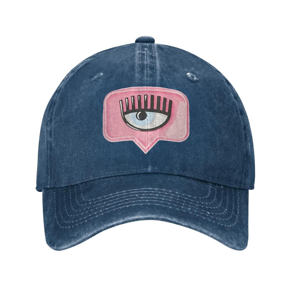 Ferragnis Eyes CChiara Baseballkappe Individuell Klassisch Baumwolle Herren Verstellbar Dad Hat