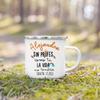 Spanische Print Tasse Kaffee Tee Tassen Getränke Wasserbecher Lehrerleben Emaille Tassen Schule Zuhause Griff Trinkgeschirr Beste Geschenke für Lehrer