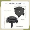 Level Tripod Mount Adapter Degree Rotating Base Professional Easy to Install Micro Adjustment Fine
