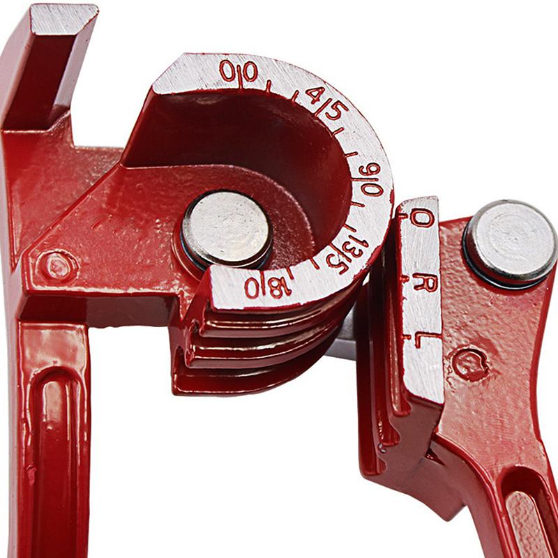Bender 1/4" 5/16" 3/8" Brake Pipe Rolling Brass Copper Tube Pipe Manual Bending Tool Type Fuel Brake Pipe Bender Hand Tool
