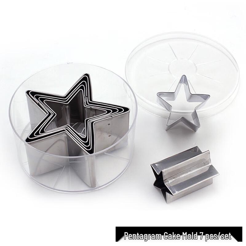 Zhongji Stainless Steel Star Cookie & Cake Molds