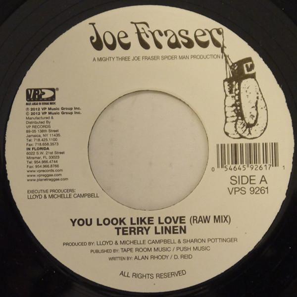 7inch Record TERRY LINEN - You Look Like Love VPS9261 Joe Fraser Stud 2012 US Reggae, Ska & Dub Used